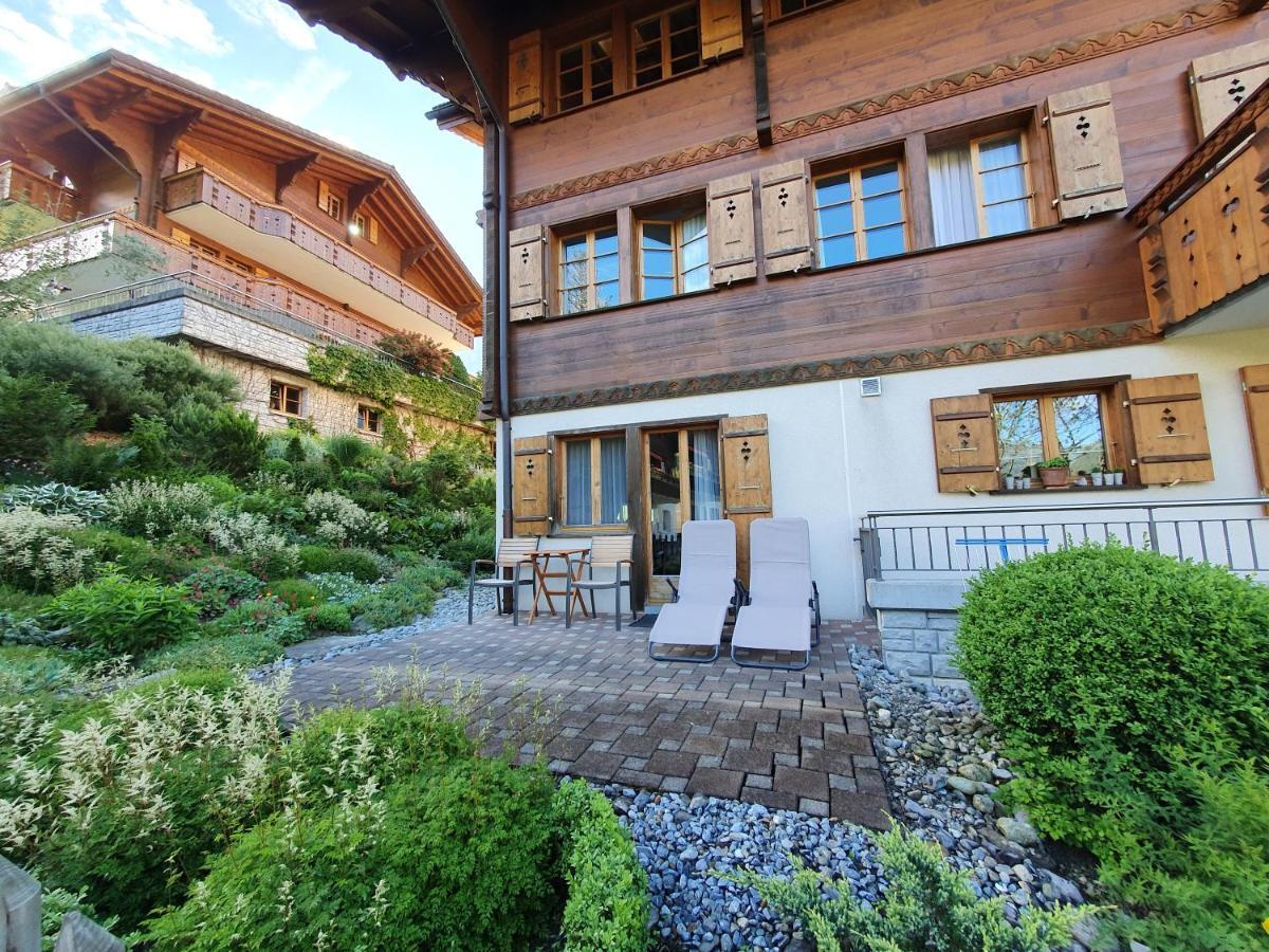 Mom - Alpine Boutique Apartments, Chalet Fagus, Terrace Studio Grindelwald Exterior photo