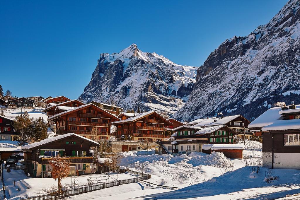Mom - Alpine Boutique Apartments, Chalet Fagus, Terrace Studio Grindelwald Exterior photo