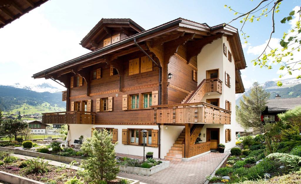 Mom - Alpine Boutique Apartments, Chalet Fagus, Terrace Studio Grindelwald Exterior photo